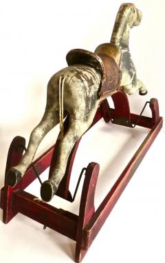 19th Century Childs Platform Rocking Horse Glider American Circa 1875 - 3268120