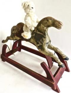 19th Century Childs Platform Rocking Horse Glider American Circa 1875 - 3268146