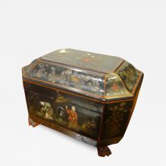 19th Century Chinese Lacquered Tea Caddy - 3601797