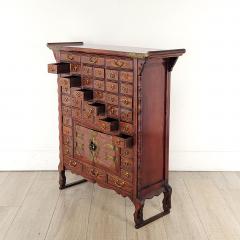 19th Century Chinese Medicine Cabinet in Elm - 3915096