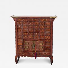 19th Century Chinese Medicine Cabinet in Elm - 3917302