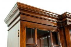 19th Century Chippendale Style Mahogany Hutch China Cabinet - 1169279