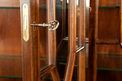 19th Century Chippendale Style Mahogany Hutch China Cabinet - 1169289