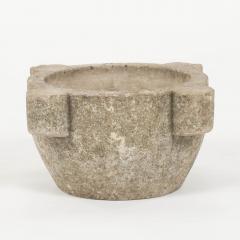 19th Century Chiseled French Stone Mortar - 4518647