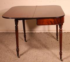 19th Century Console Or Game Table In Mahogany - 3166002