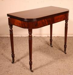 19th Century Console Or Game Table In Mahogany - 3166004