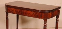 19th Century Console Or Game Table In Mahogany - 3166008