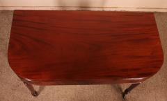 19th Century Console Or Game Table In Mahogany - 3166009
