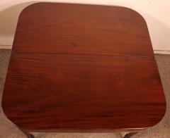 19th Century Console Or Game Table In Mahogany - 3166010