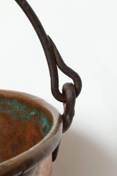 19th Century Copper Cauldron Log Holder - 799479
