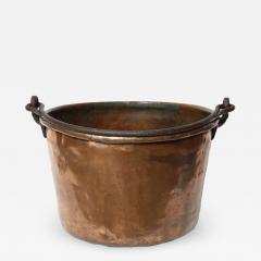 19th Century Copper Cauldron Log Holder - 800479