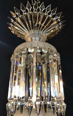 19th Century Crystal Lalique Style Cornelius Baker Chandelier - 2978802