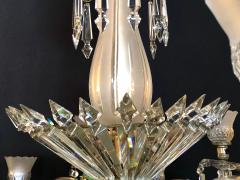 19th Century Crystal Lalique Style Cornelius Baker Chandelier - 2978807