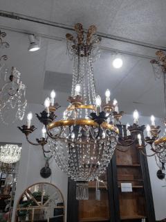 19th Century Directoire Style Crystal Chandelier - 4340812