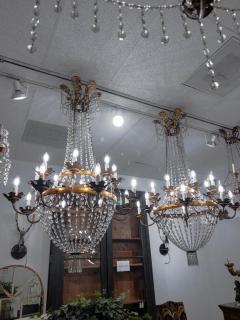 19th Century Directoire Style Crystal Chandelier - 4340859