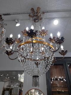 19th Century Directoire Style Crystal Chandelier - 4340860