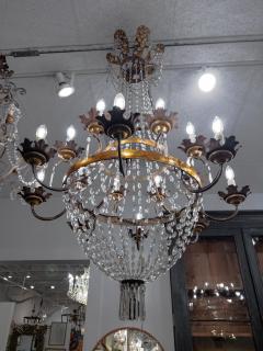 19th Century Directoire Style Crystal Chandelier - 4340861