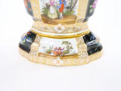 19th Century Dresden Porcelain Gilt Painted Decorative Cachepots - 4707735