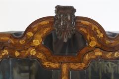 19th Century Dutch Marquetry Display Cabinet - 2254193