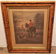 19th Century EAS Douglas Hunt Scene Aquatint Engraving - 4128311