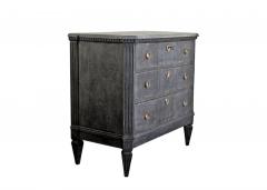 19th Century Ebonized Gustavian Commode - 4517895