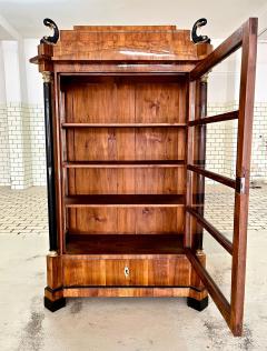 19th Century Empire Cabinet Vitrine With Mystical Figures DE ca 1850 - 4602420