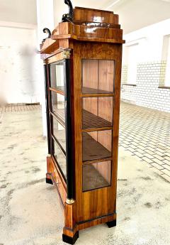 19th Century Empire Cabinet Vitrine With Mystical Figures DE ca 1850 - 4602426
