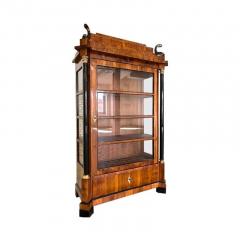 19th Century Empire Cabinet Vitrine With Mystical Figures DE ca 1850 - 4602429