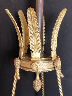 19th Century Empire Chandelier with Full Figure Swan Arms - 2972205