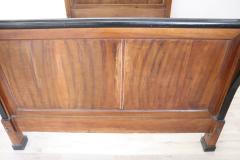 19th Century Empire Solid Walnut Antique Bed - 2286303