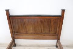 19th Century Empire Solid Walnut Antique Bed - 2286308