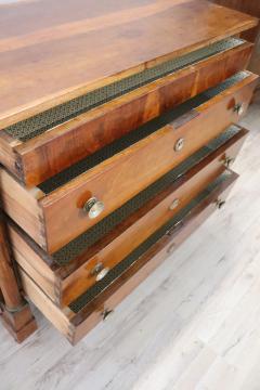 19th Century Empire Solid Walnut Commode or Chest of Drawers - 2269100