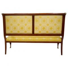 19th Century Empire Style Gilt Bronze Mounted Settee Sofa - 2785644