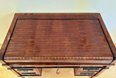 19th Century Empire Writing Desk With Roll Top Nutwood Austria ca 1800 - 4393037