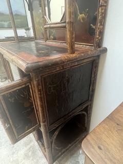 19th Century English Bamboo Etagere - 4140414