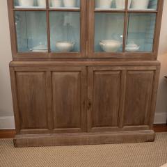 19th Century English Breakfront Cabinet in Bleached Mahogany - 1095383