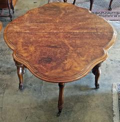 19th Century English Burl Walnut Sutherland Table - 1705144