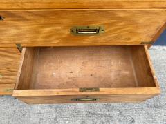 19th Century English Campaign Secretaire Chest - 3097136