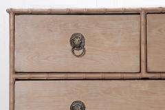 19th Century English Chest of Drawers with Faux Finish - 497969