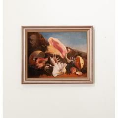 19th Century English Framed Painting of Seashells - 3330392