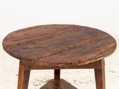 19th Century English Fruitwood Cricket Pub Table - 3756023