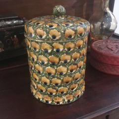 19th Century English Glazed Ceramic Container - 3618547