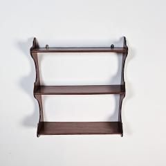 19th Century English Mahogany Hanging Wall Shelf circa 1830 - 3348821