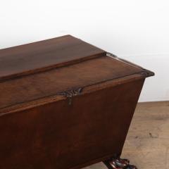 19th Century English Mahogany Sarcophagus Cellarette - 3625346