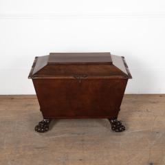 19th Century English Mahogany Sarcophagus Cellarette - 3625366