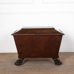 19th Century English Mahogany Sarcophagus Cellarette - 3625432