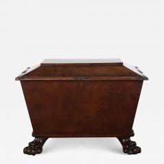 19th Century English Mahogany Sarcophagus Cellarette - 3627590