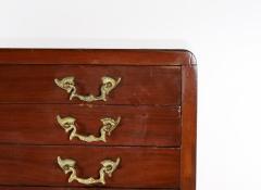 19th Century English Mahogany Wood Silver Flatware Chest - 3057326