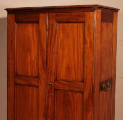 19th Century English Navy Large Chest small Wardrobe In Mahogany - 2850723