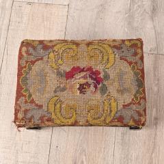 19th Century English Needlepoint Footstool - 4212278